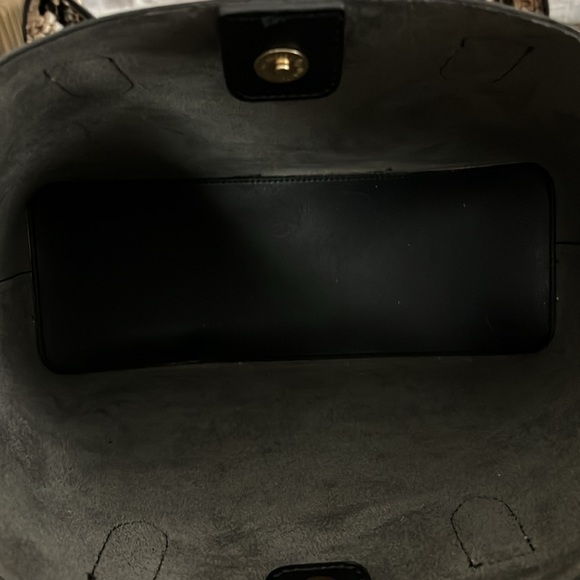 Black vegan leather python straps - Picture 6 of 6